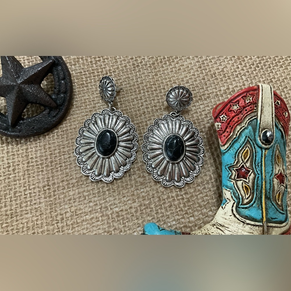 EARRINGS SILVER WESTERN